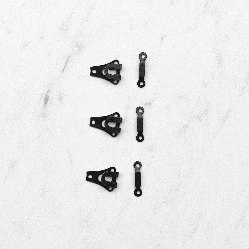 Hook and Bar Pant Closures - Set of 3