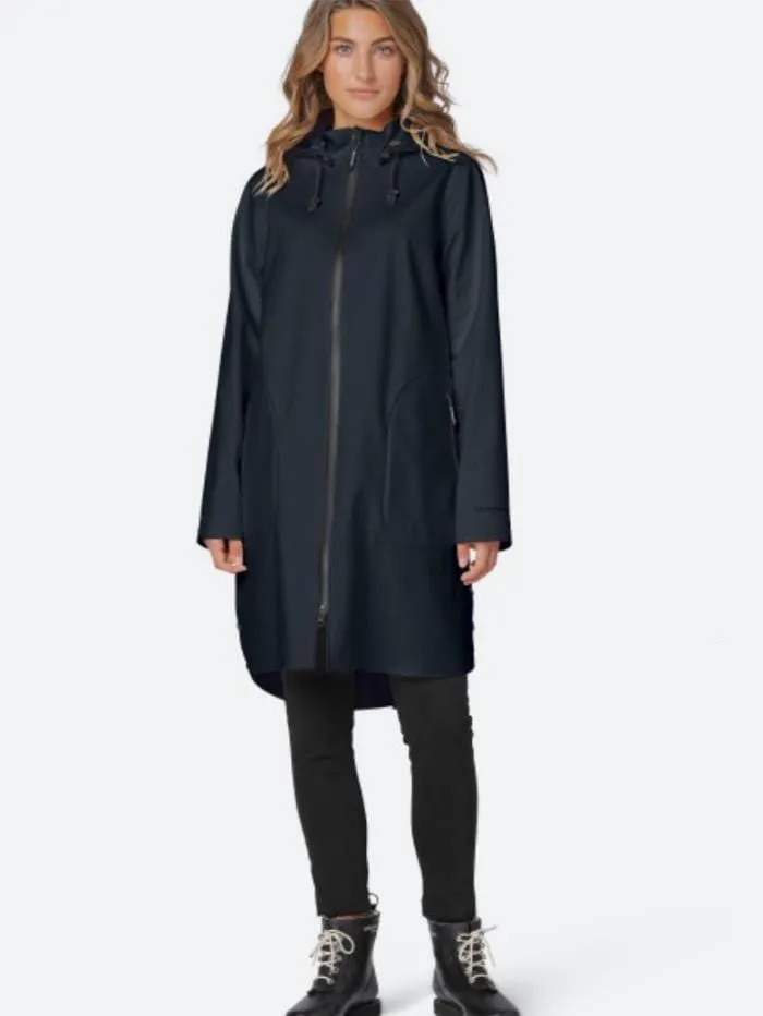 Ilse Jacobsen Rain128 Raincoat Black 001