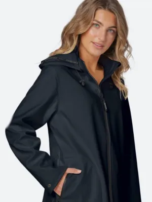 Ilse Jacobsen Rain128 Raincoat Black 001