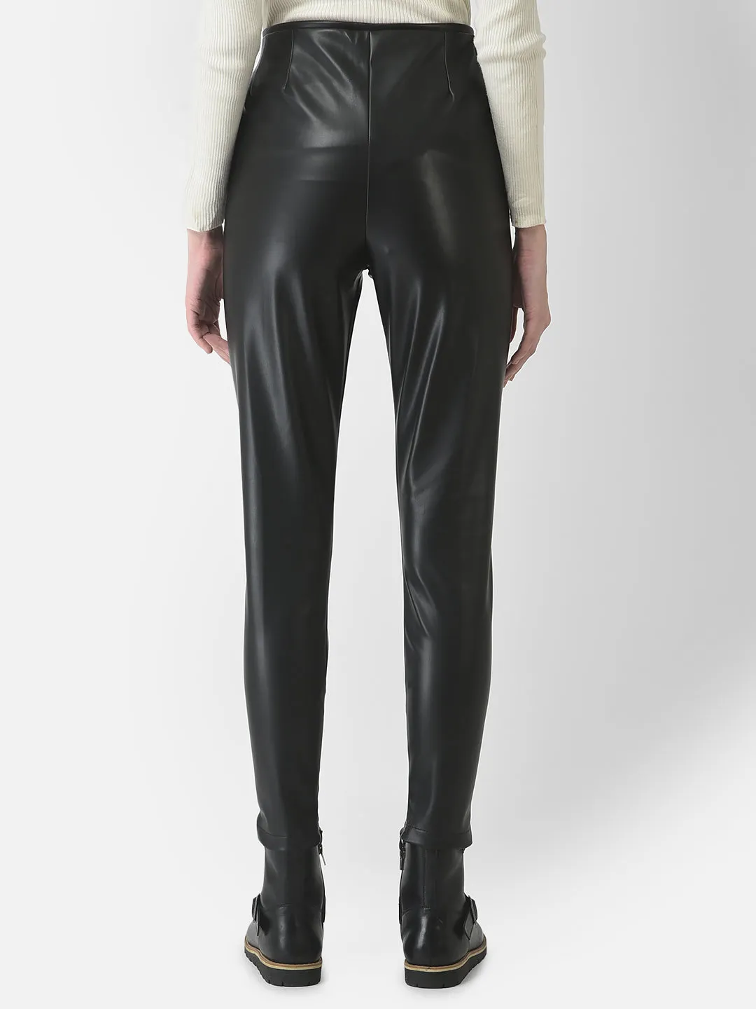 Imitation Leather Leggings