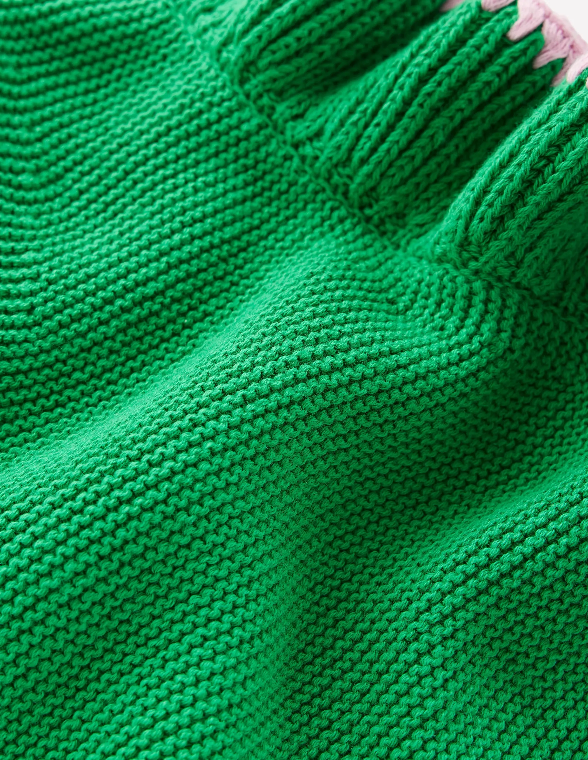 Lena Stitch Detail Tank-Rich Emerald
