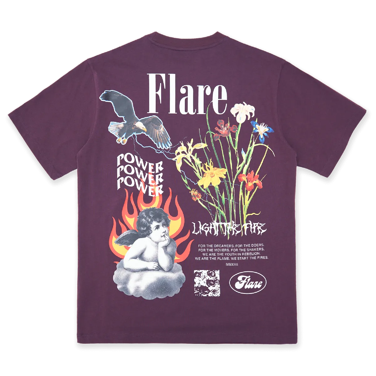 Light The Fire T Shirt Choco