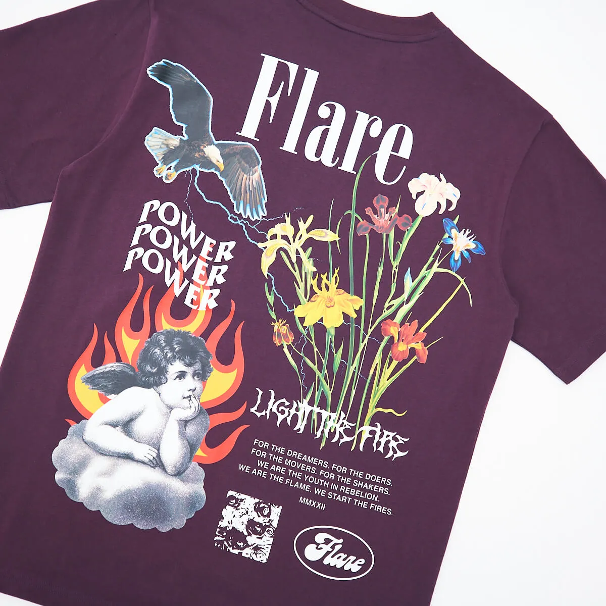 Light The Fire T Shirt Choco