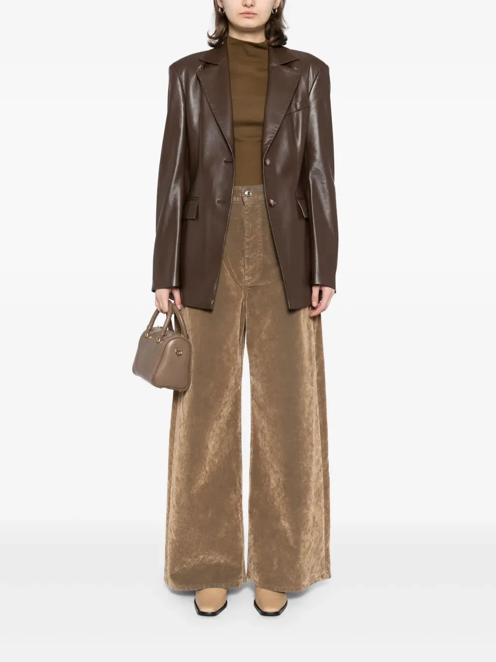 MAX MARA WOMEN Sportmax Wilson Denim Trousers Brown
