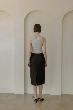 Mod Ref Helen Skirt – High-Waisted, Linen-Blend & Effortlessly Elegant