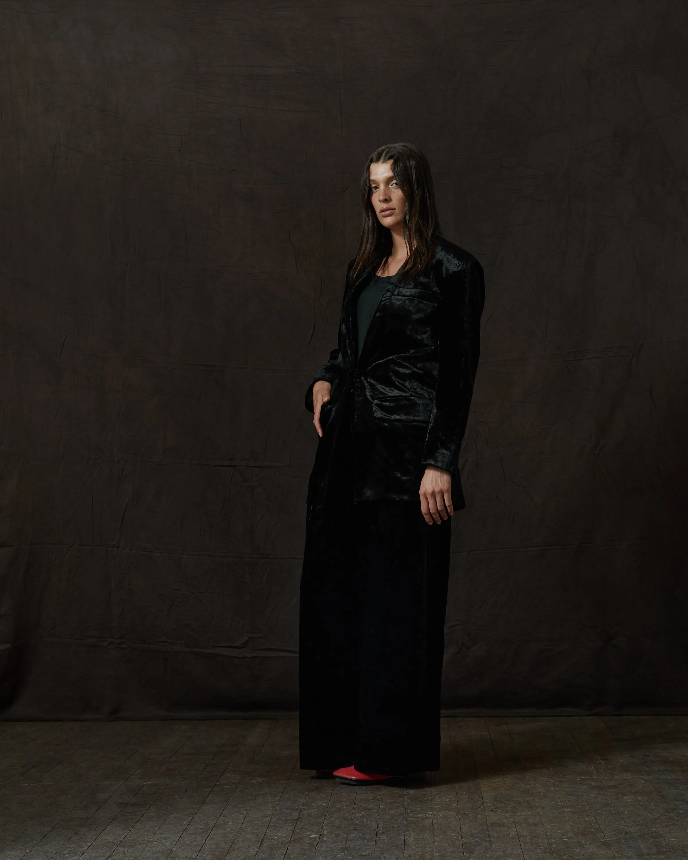 Paella Pants Buci Black Velvet