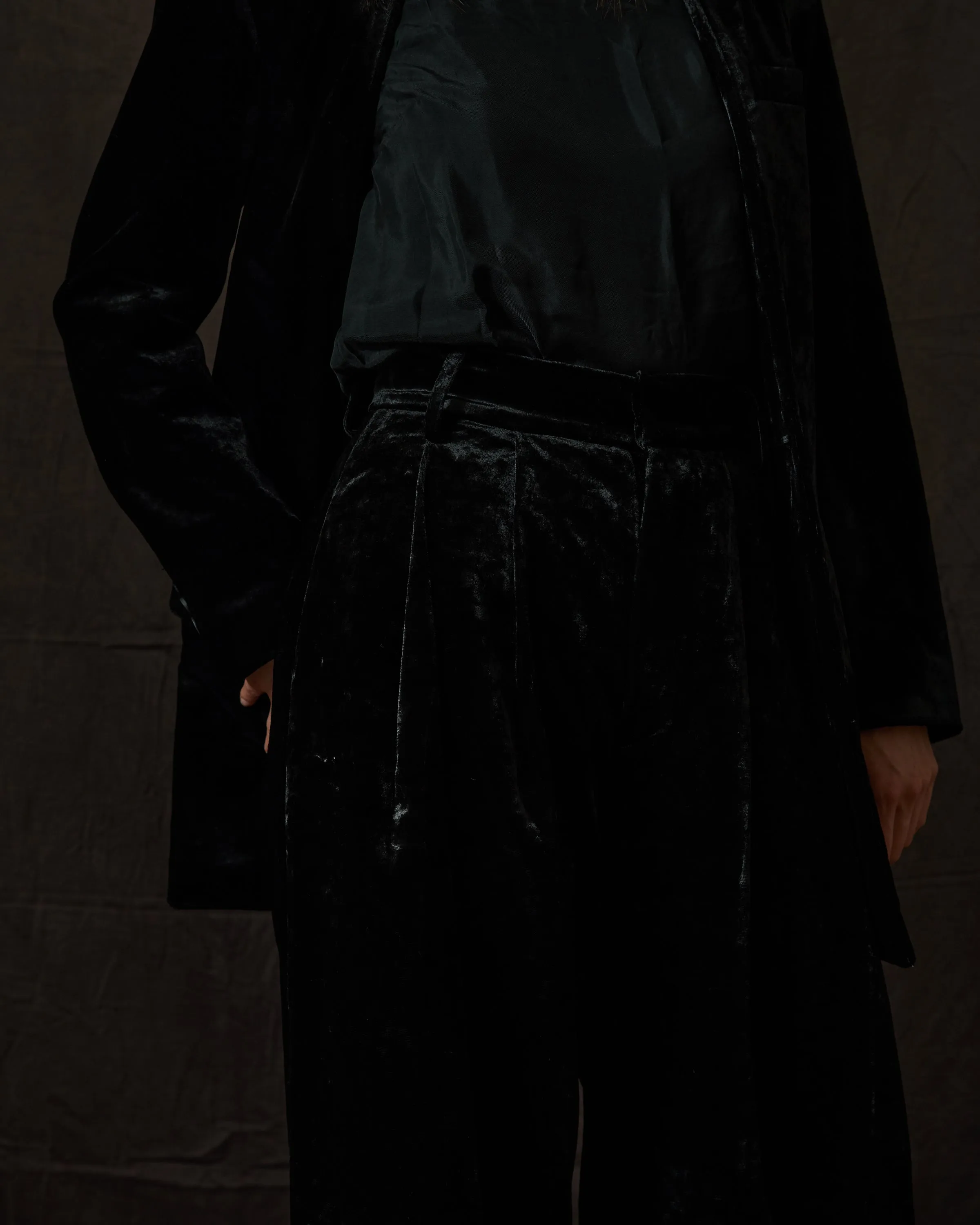 Paella Pants Buci Black Velvet