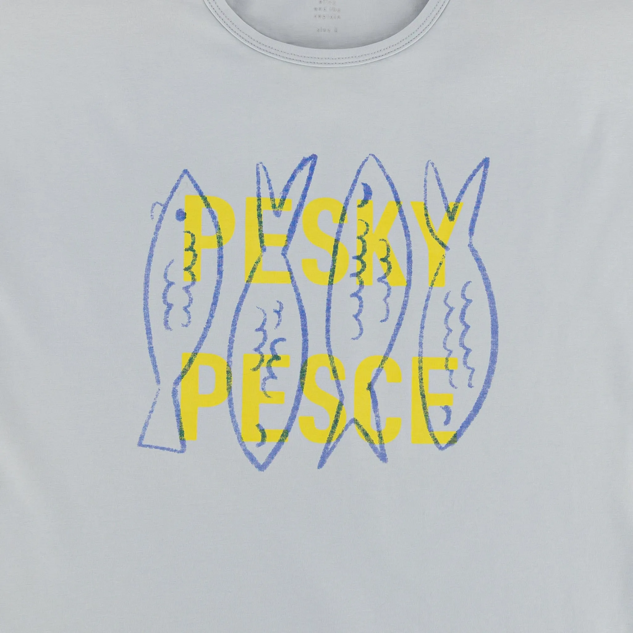 Pesce Relaxed Fit Tee- Yellow
