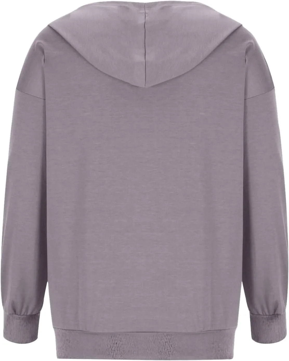 PETYCZEN Zip Up Hoodies for Women Casual Long Sleeve Oversized Sweatshirt Drawstring Cute Teen Girls Jackets Fall Y2K Clothes