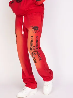 Politics Pants - Dennis - Red Wash - 722
