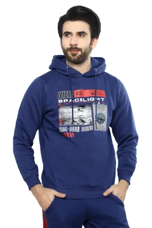 Printed Pull Over Hoodie