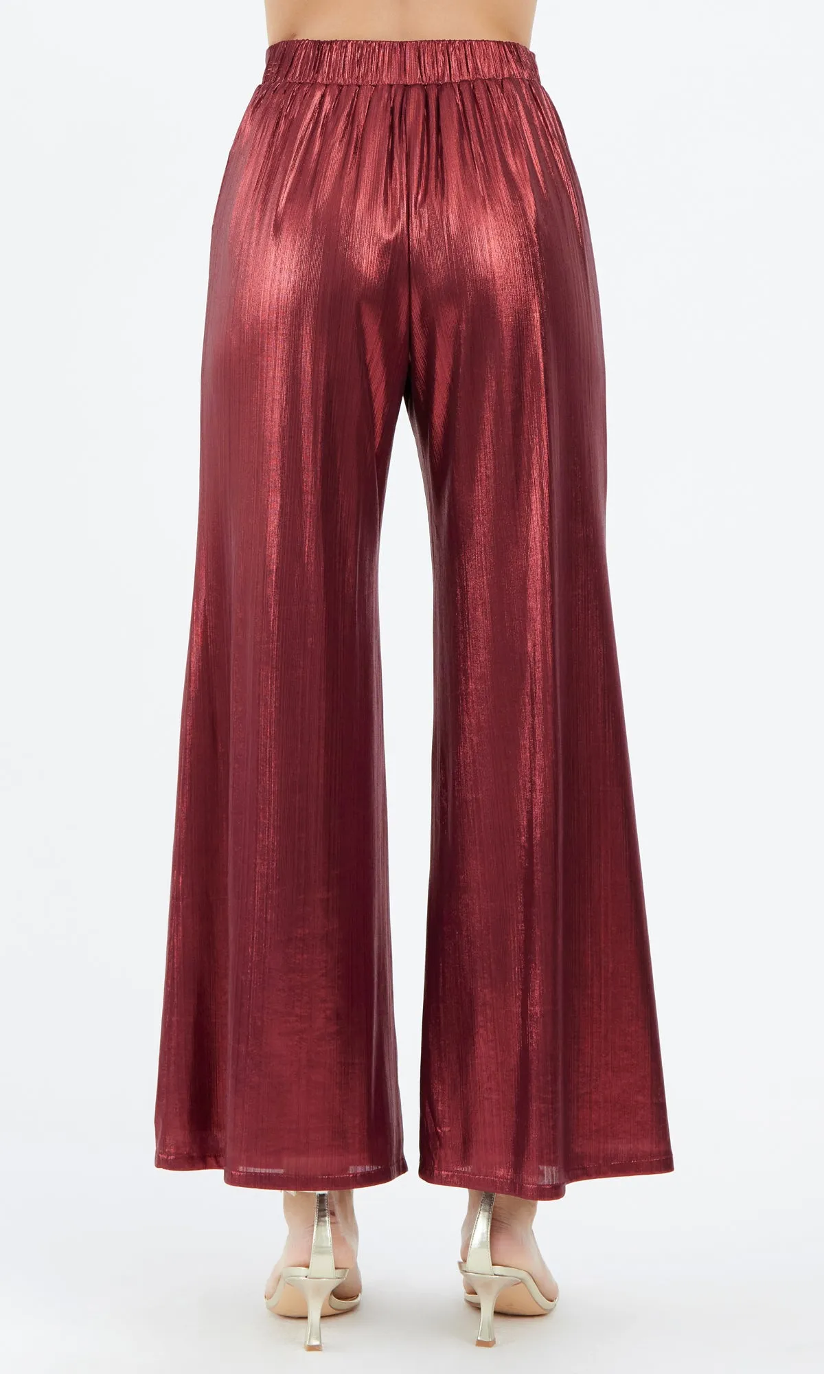 Rory Metallic Wide Leg Pant