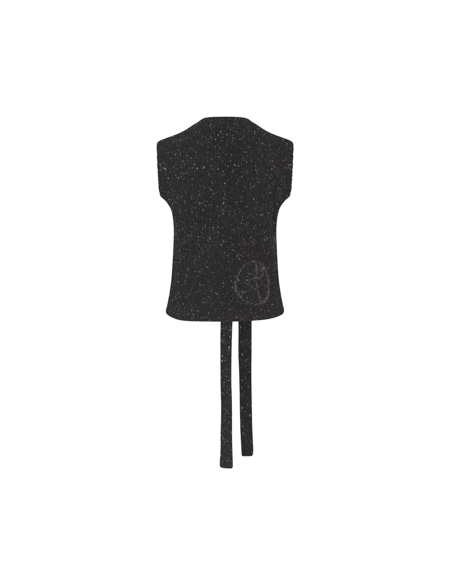 Rosemarie Vest — Dark Grey Melange