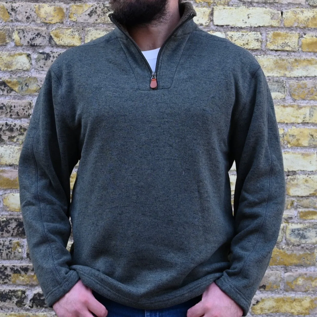 Schaefer Elkhorn Pulloverwith Zipper Neck