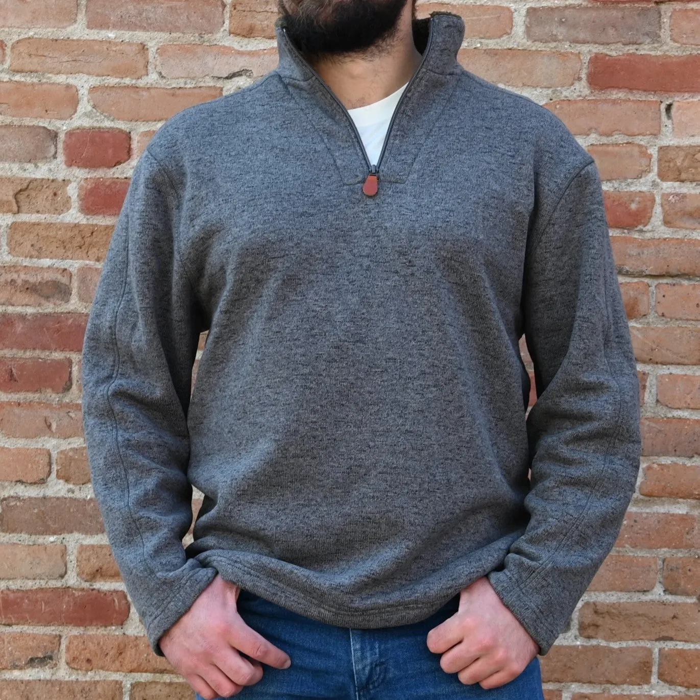 Schaefer Elkhorn Pulloverwith Zipper Neck