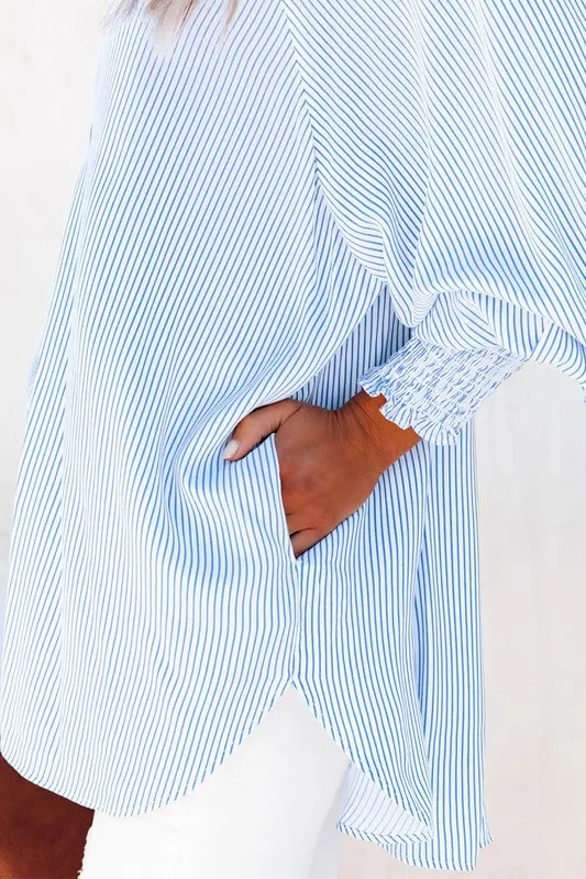 Staci Oversized Shirt Blouse