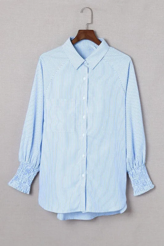 Staci Oversized Shirt Blouse