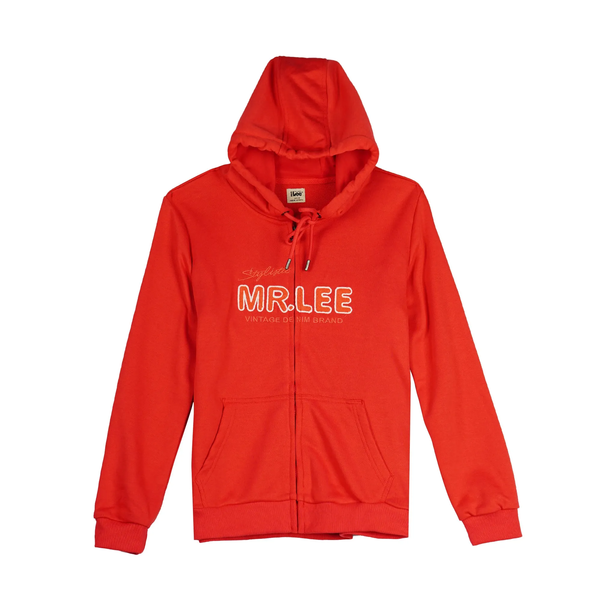 Stylistic Mr. Lee Ladies Basic Hoodie Jacket for Women Trendy Fashion High Quality Apparel Comfortable Casual Jacket for Women Regular Fit 124530 (Red)