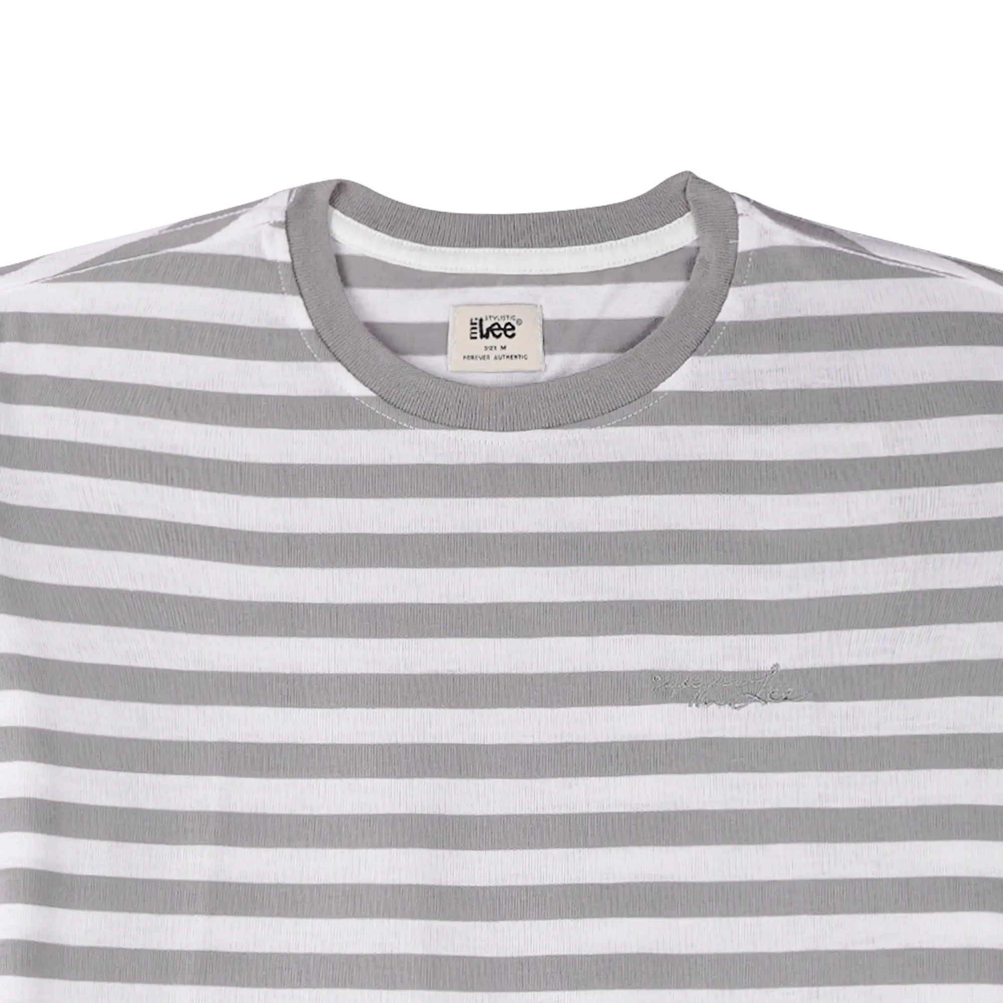Stylistic Mr. Lee Ladies Basic Tees Relaxed Fit 120559 (Gray)