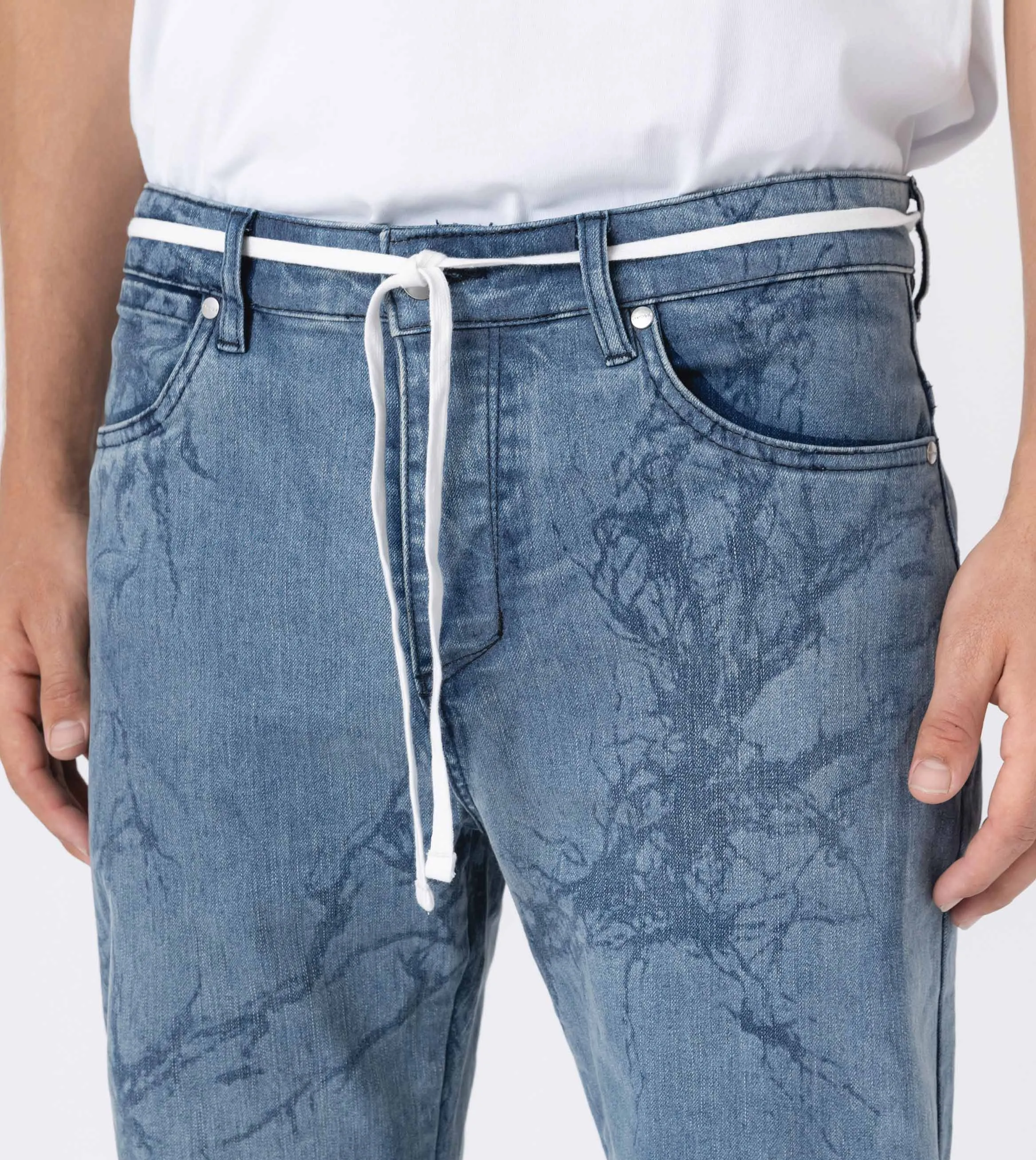 Su Blow Denim Blue Marble