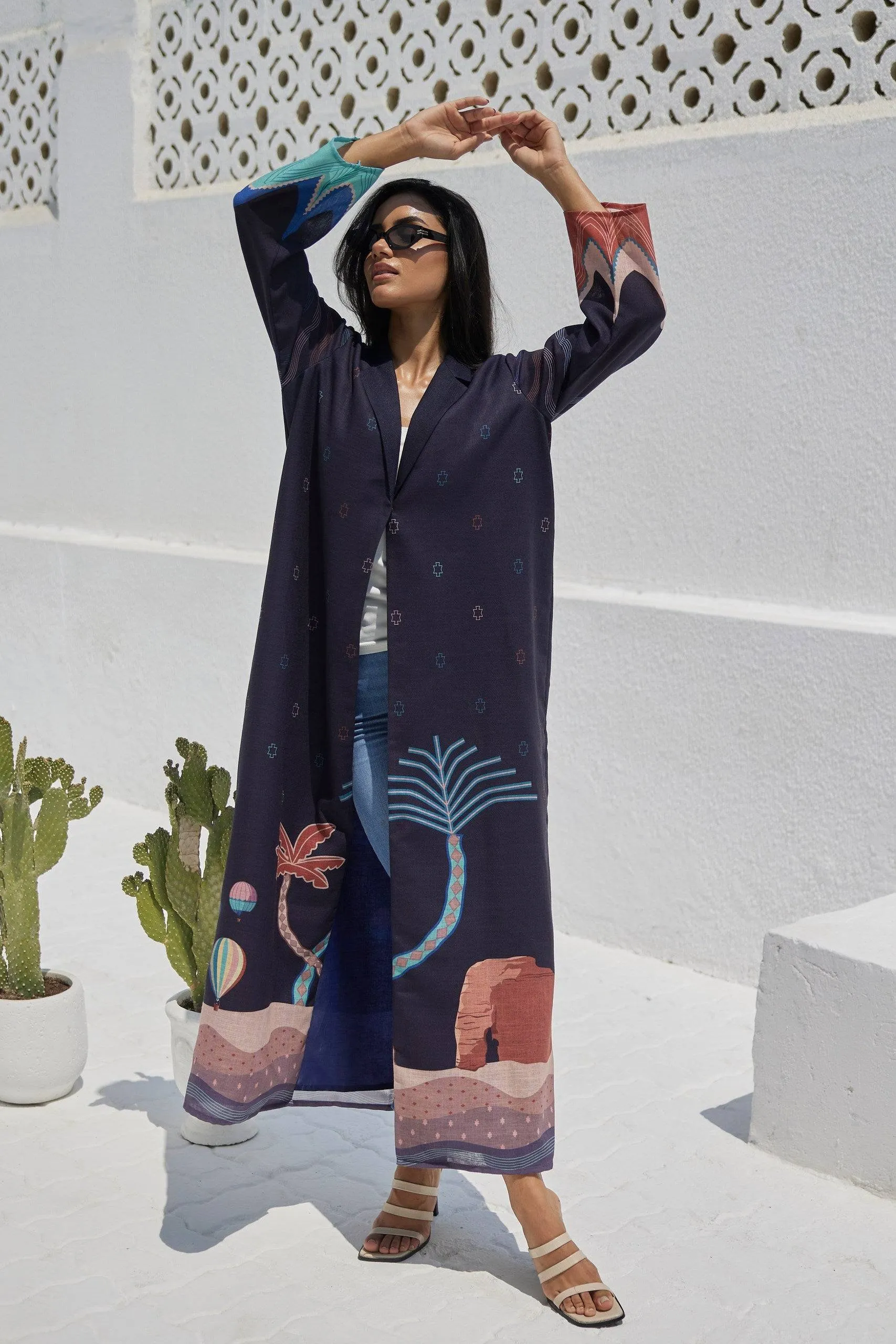 The Alula Horizon - Abaya & Scarf Set
