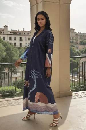 The Alula Horizon - Abaya & Scarf Set