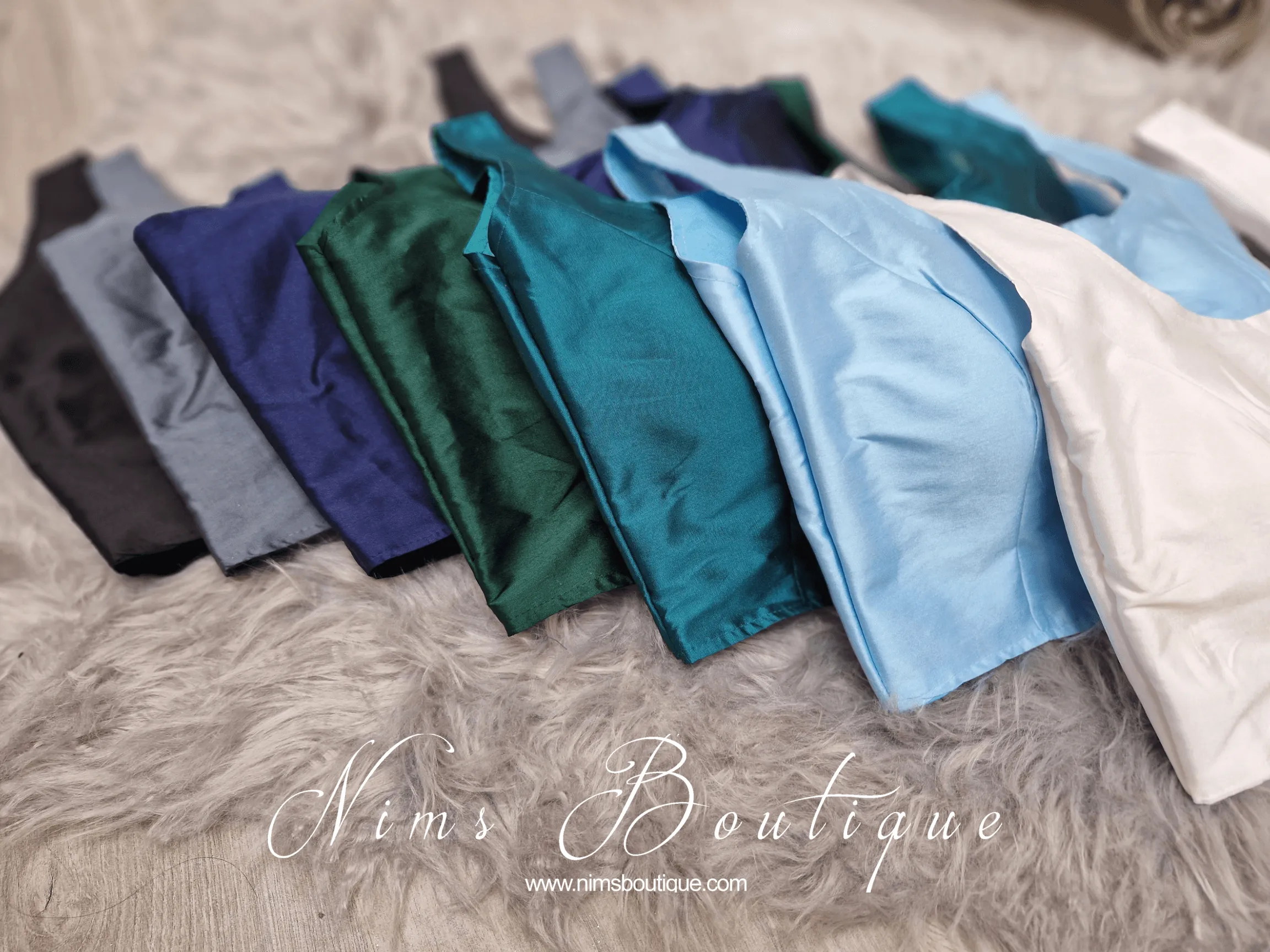 The NB Dark Green Silk Blouse (petite sizes 4-8)