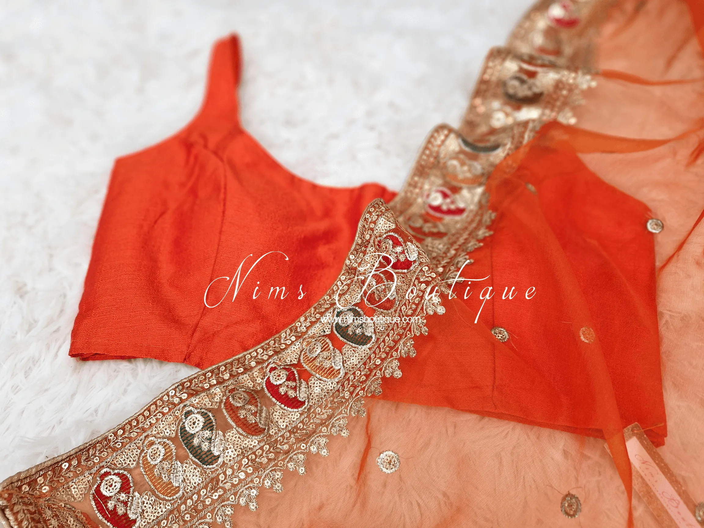 The NB Orange Blouse (12-14)