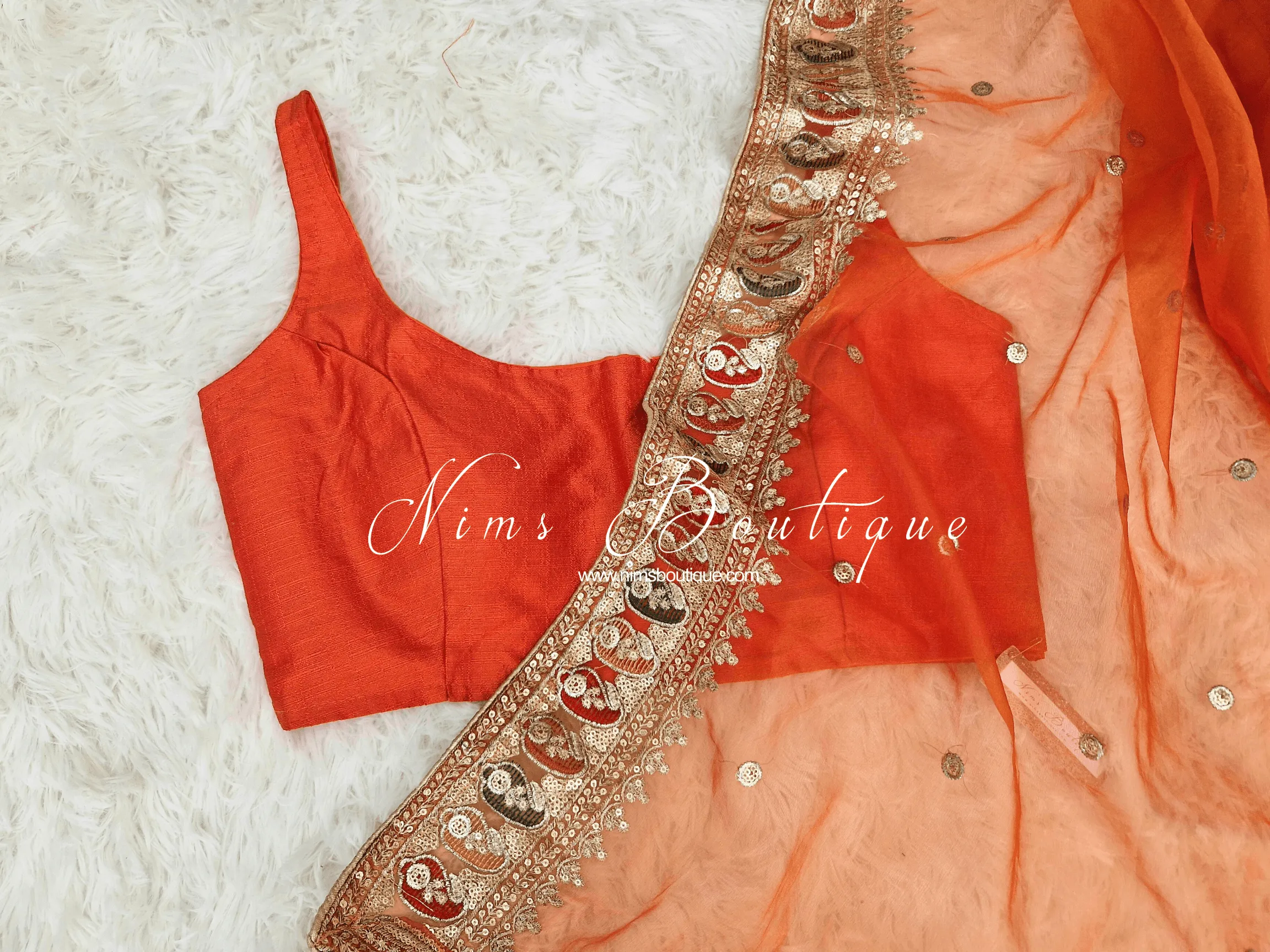The NB Orange Blouse (12-14)