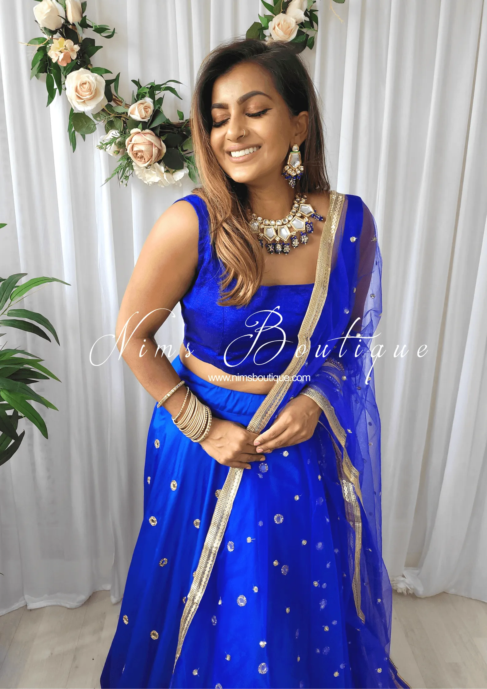 The NB Royal Blue Blouse (12-14)