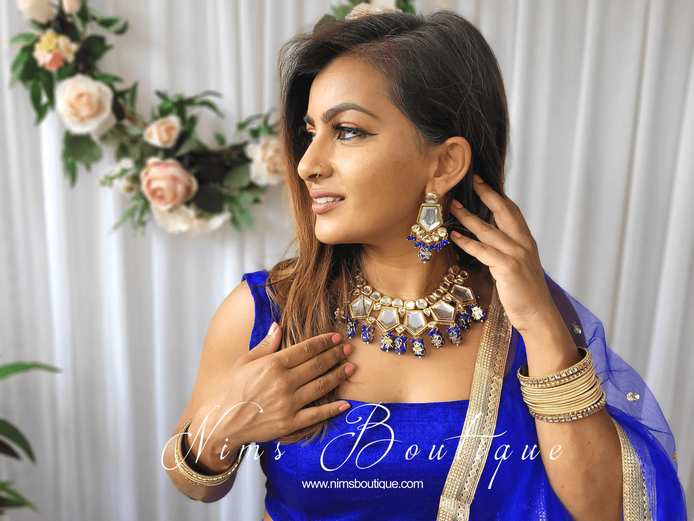 The NB Royal Blue Blouse (12-14)