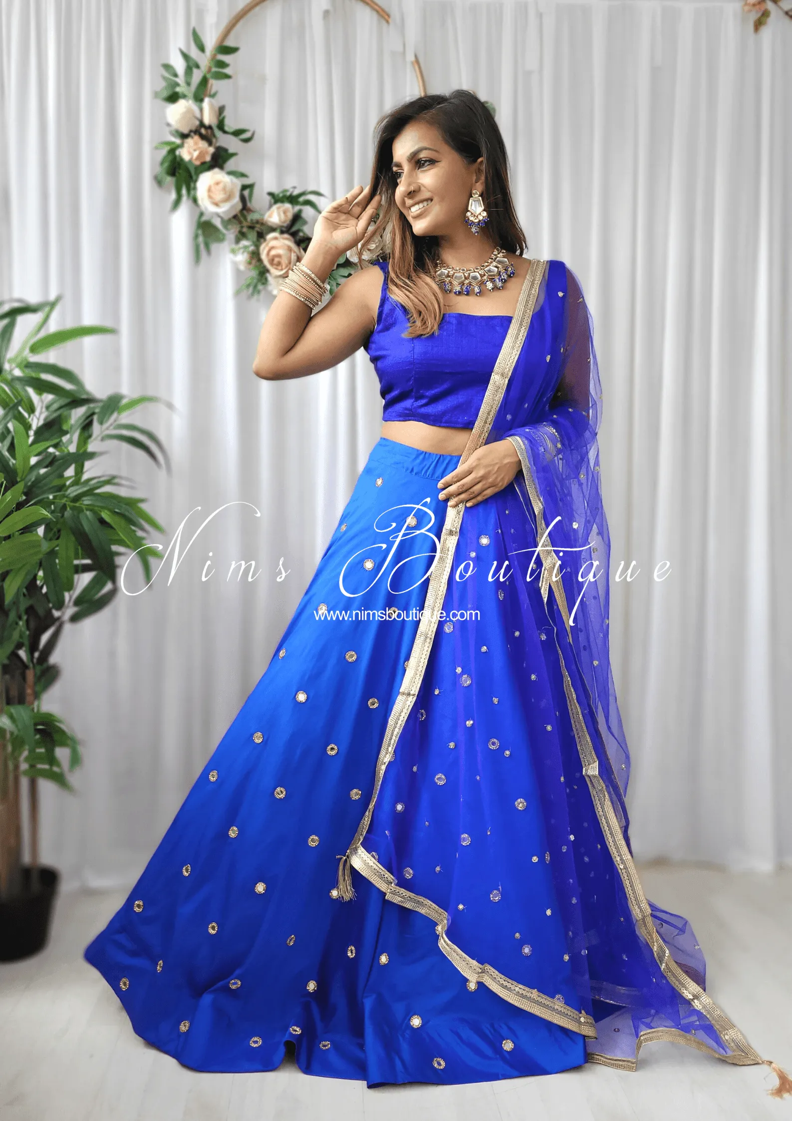 The NB Royal Blue Blouse (12-14)