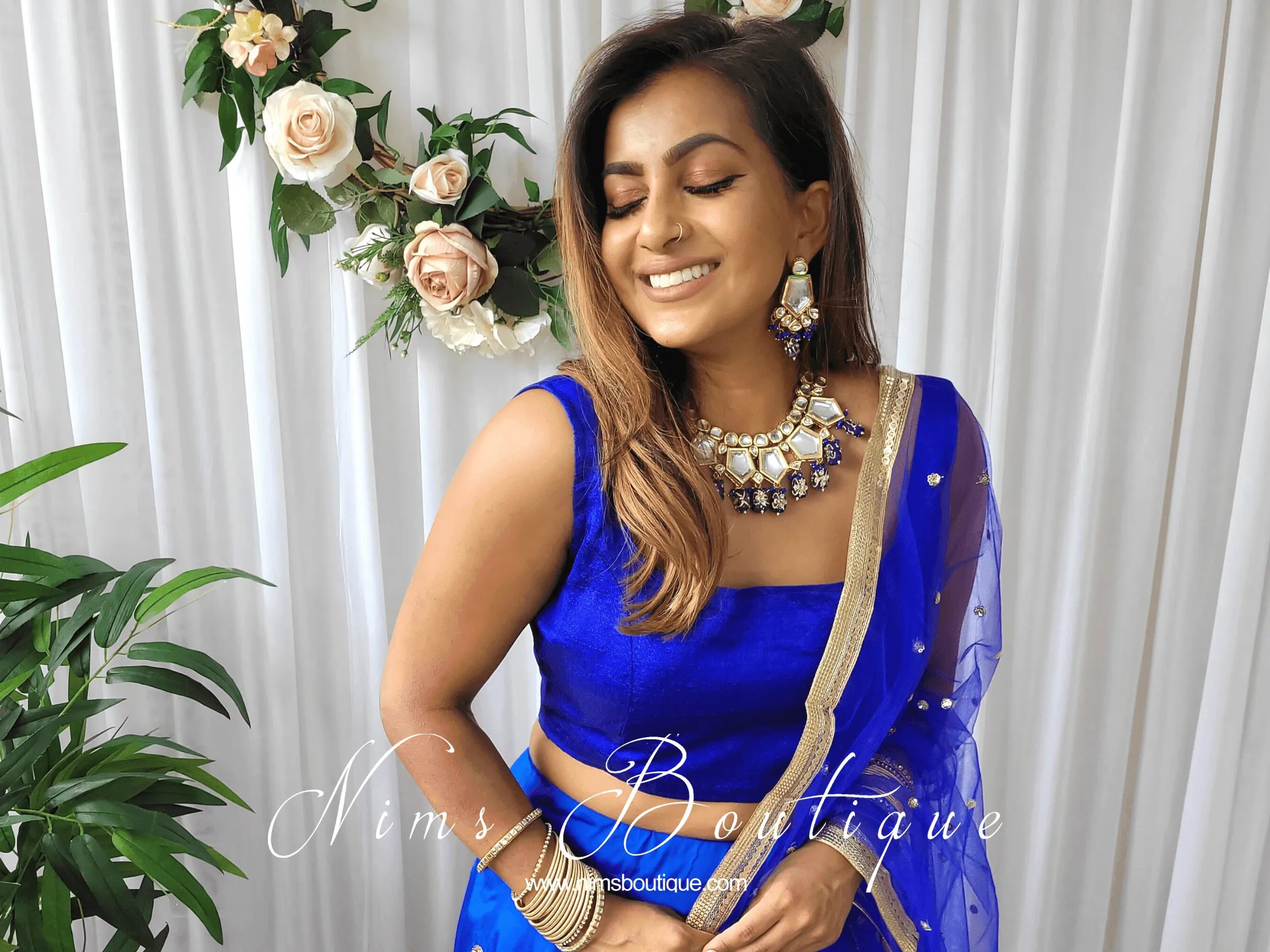 The NB Royal Blue Blouse (12-14)
