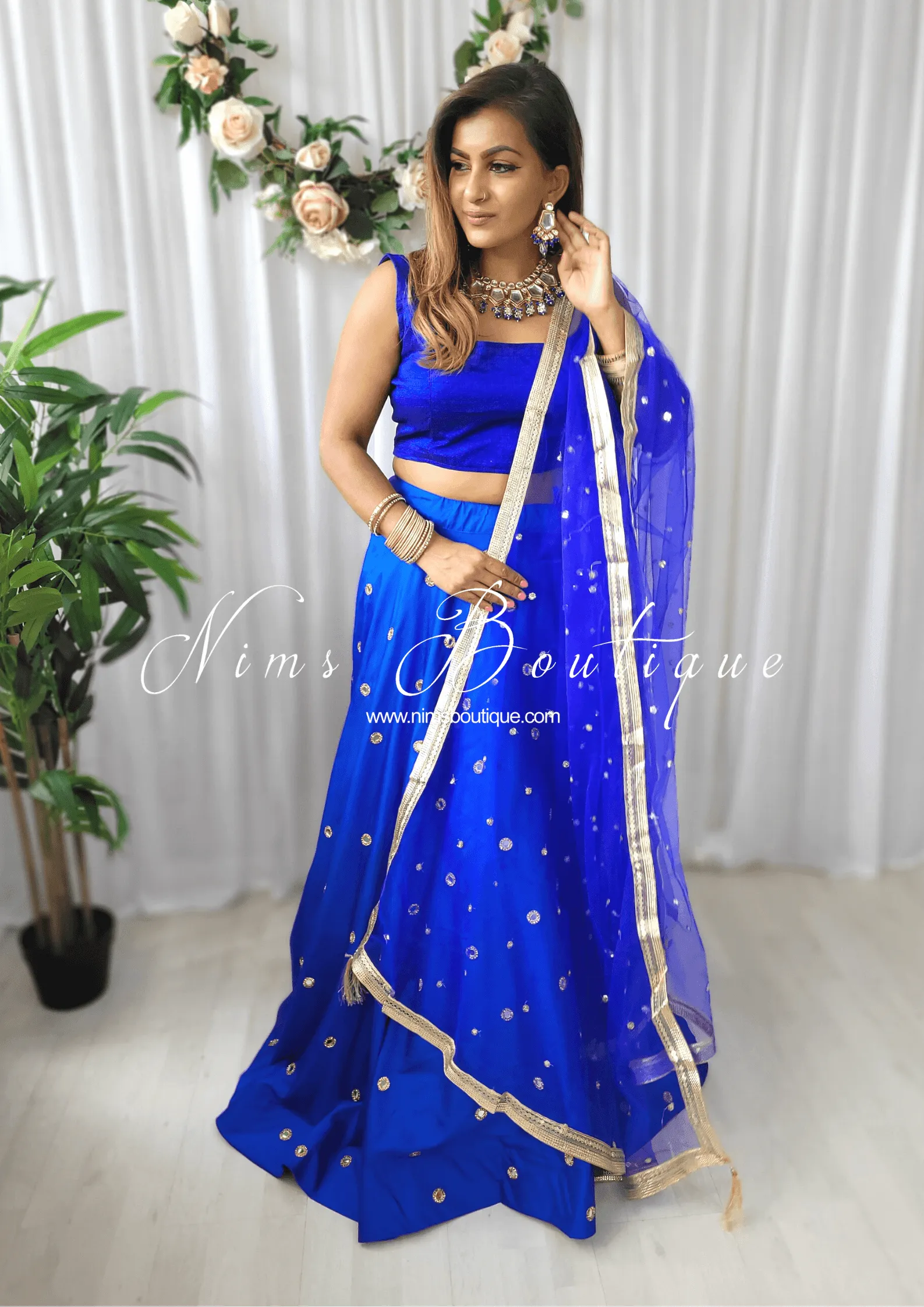 The NB Royal Blue Blouse (12-14)