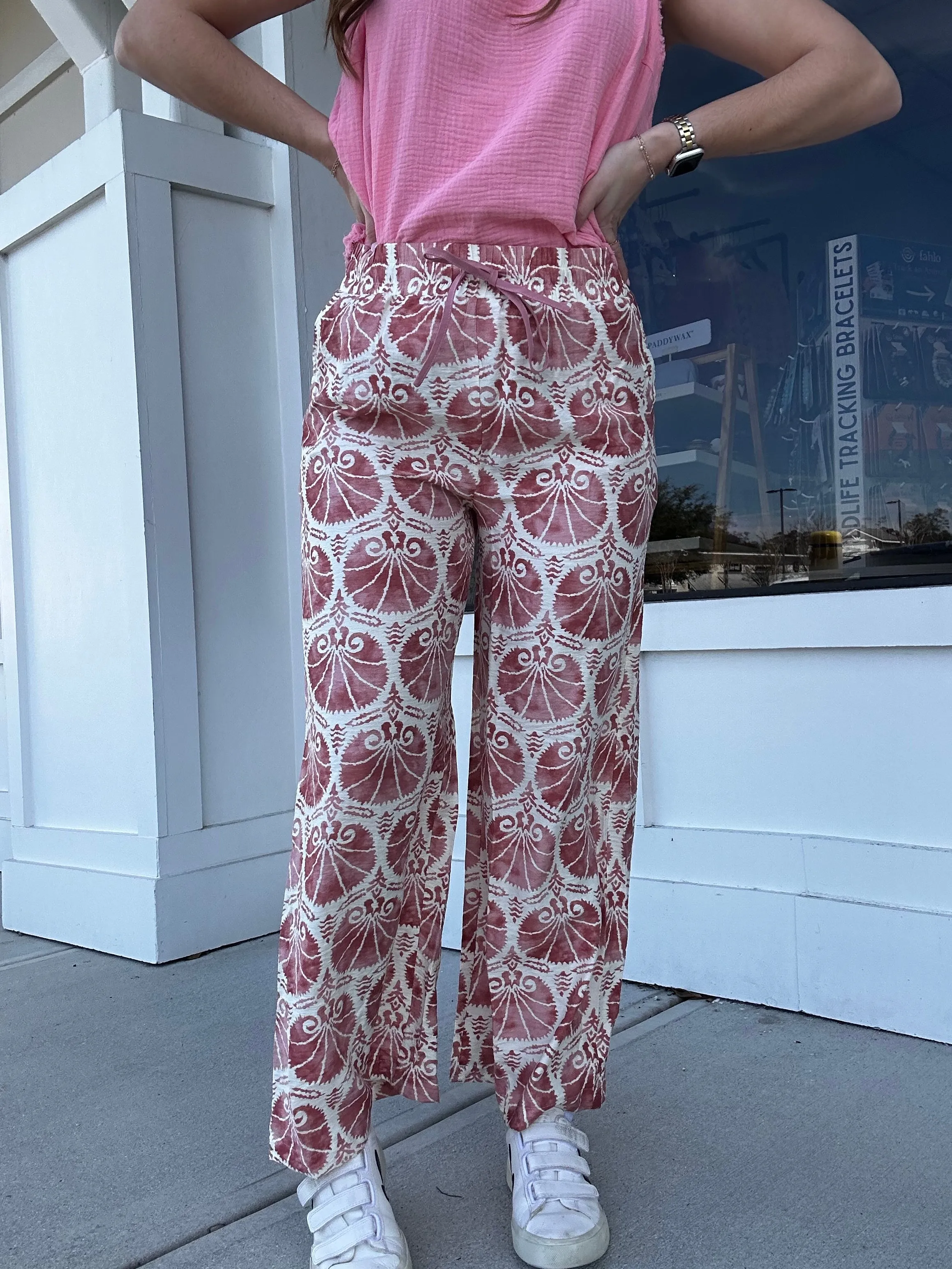 Umgee Pretty Please print pant
