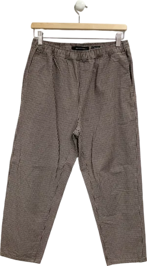 Urban Outfitters Brown Check Trousers W 30