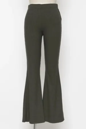 Willow Walk Ribbed Bell Bottom Pants