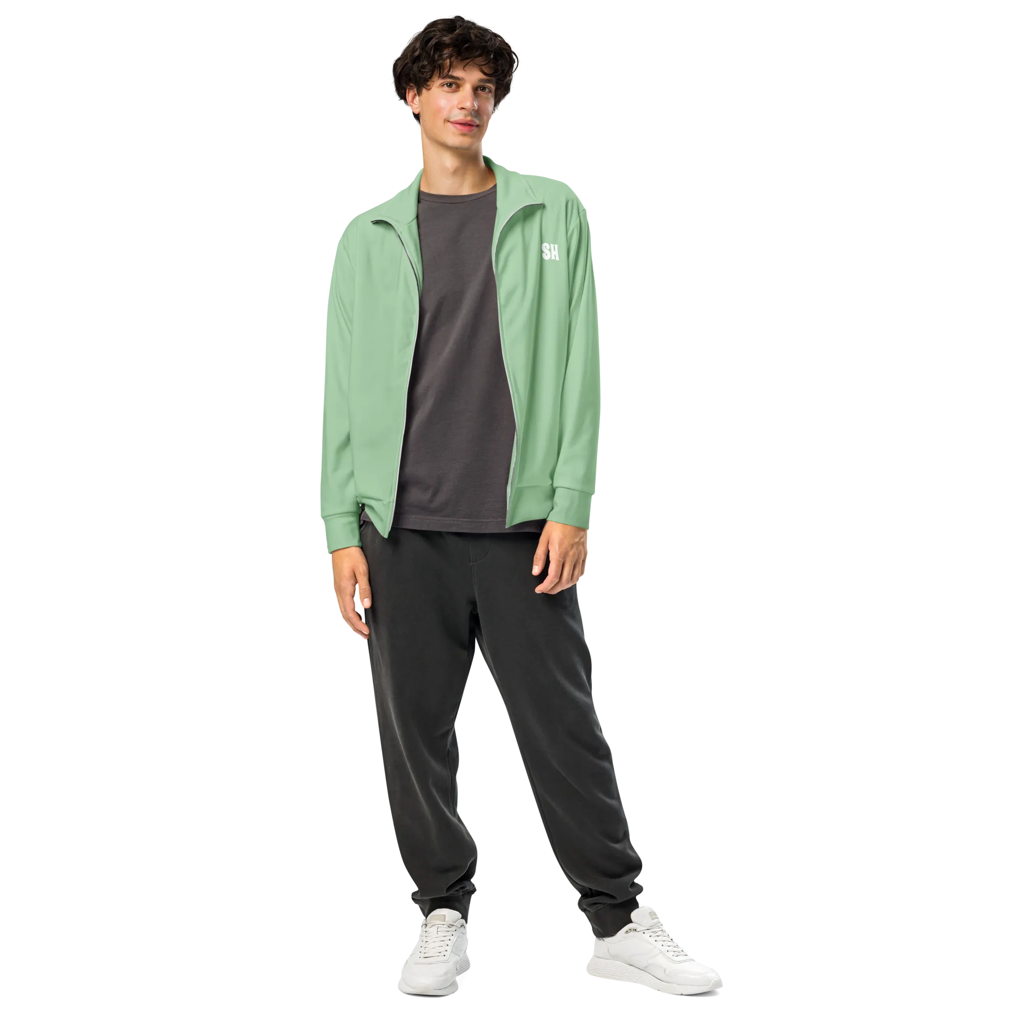 Womens track jacket - Palm Green