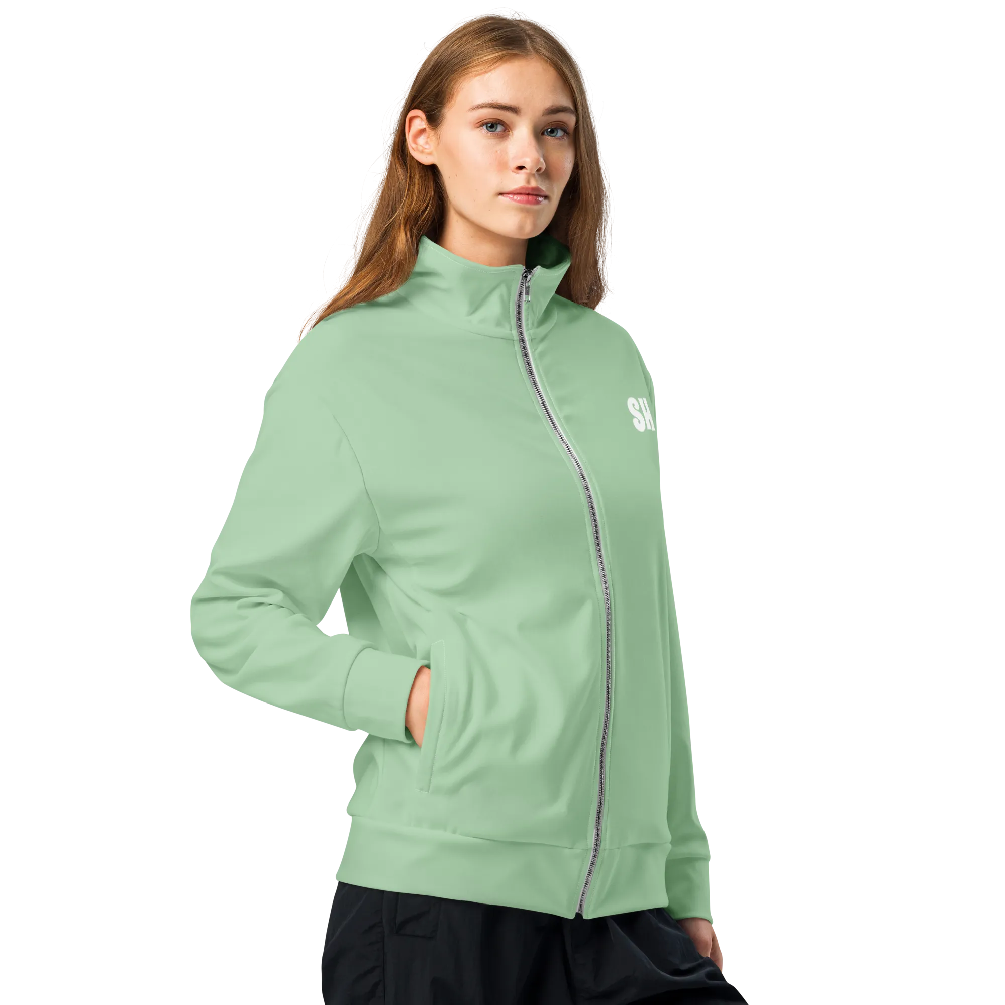 Womens track jacket - Palm Green