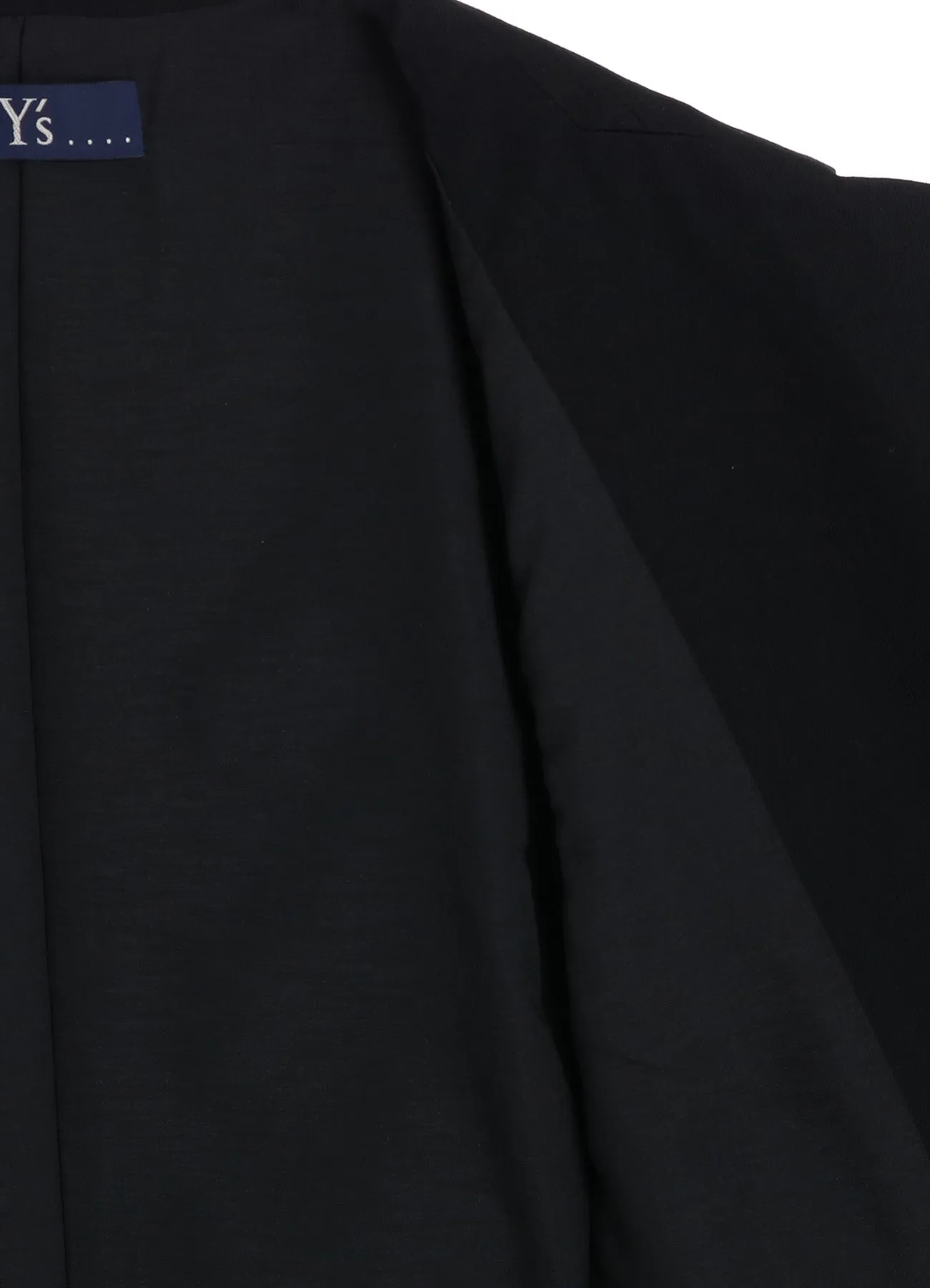 WOOL GABARDINE LONG VEST