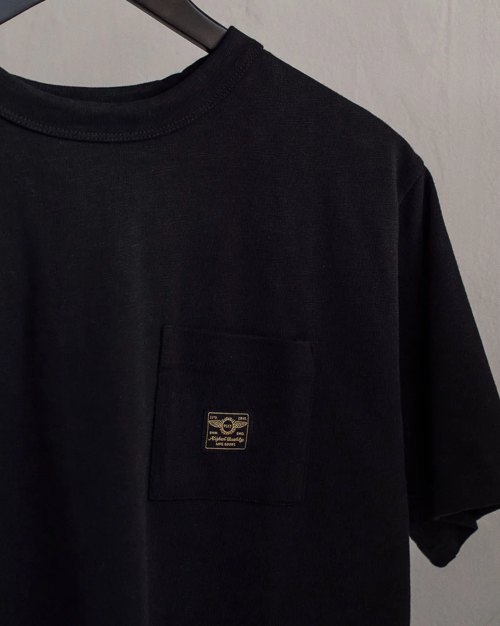 Workwear Pocket Slub T-Shirt Bundle - Washed Black & Off White