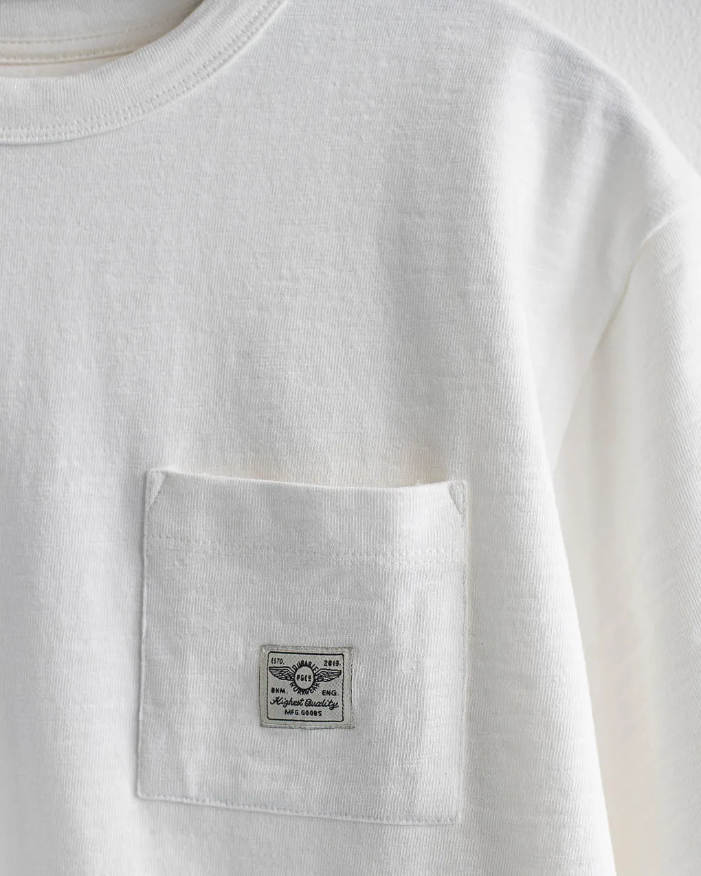 Workwear Pocket Slub T-Shirt Bundle - Washed Black & Off White